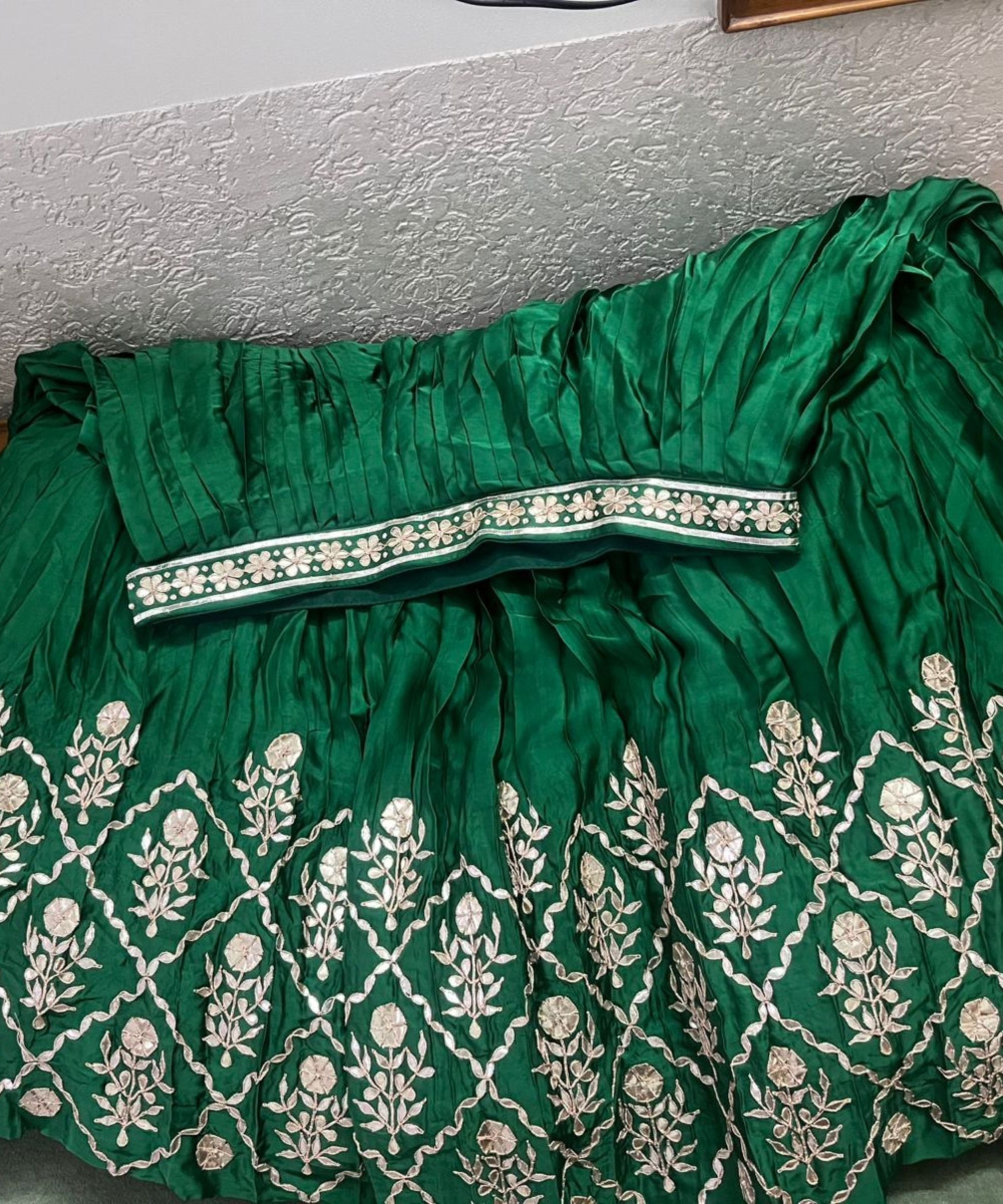 Ghatchola Bandhej Silk Lehenga Set