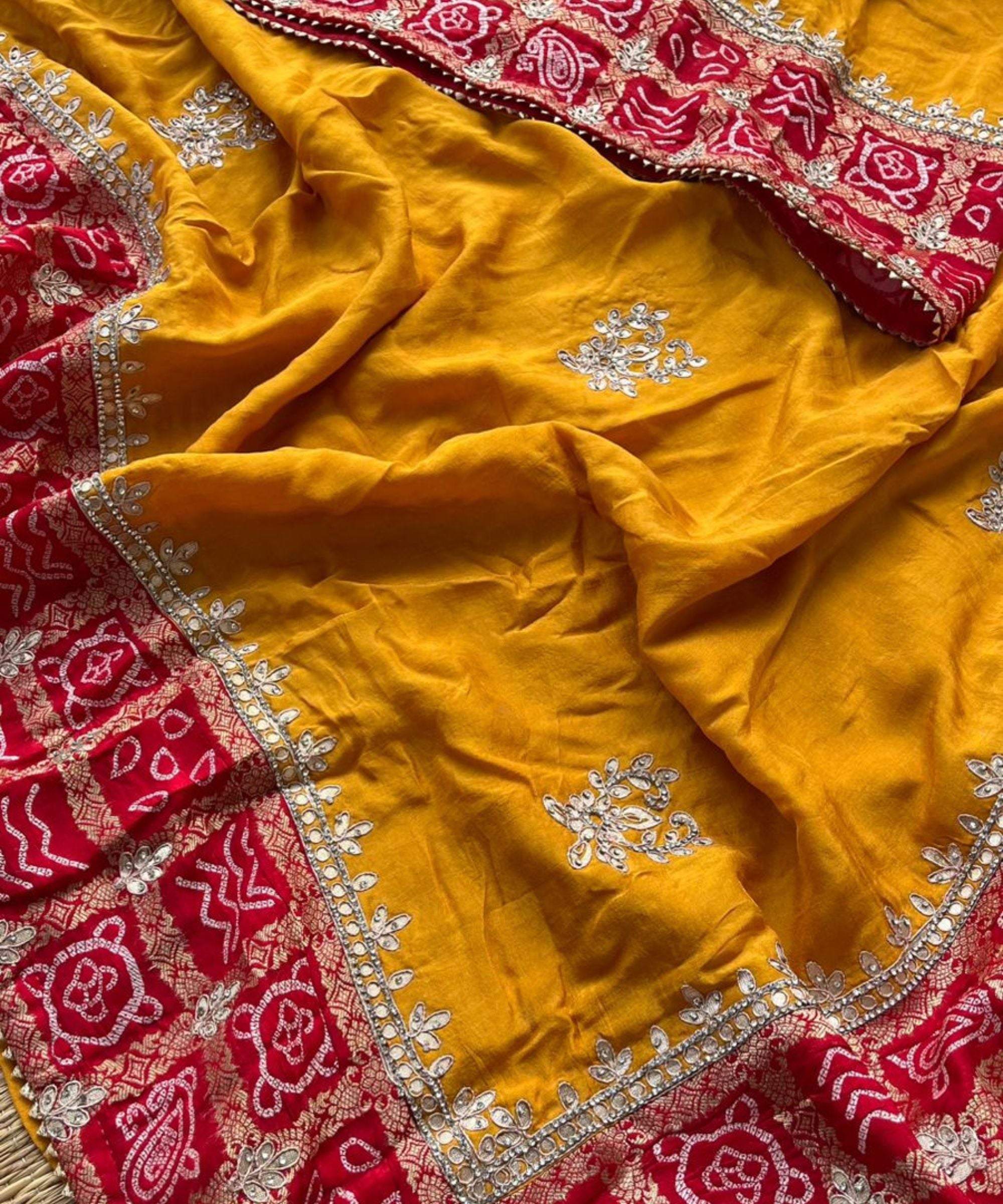 Pure Silk Gharchola Handwork Saree