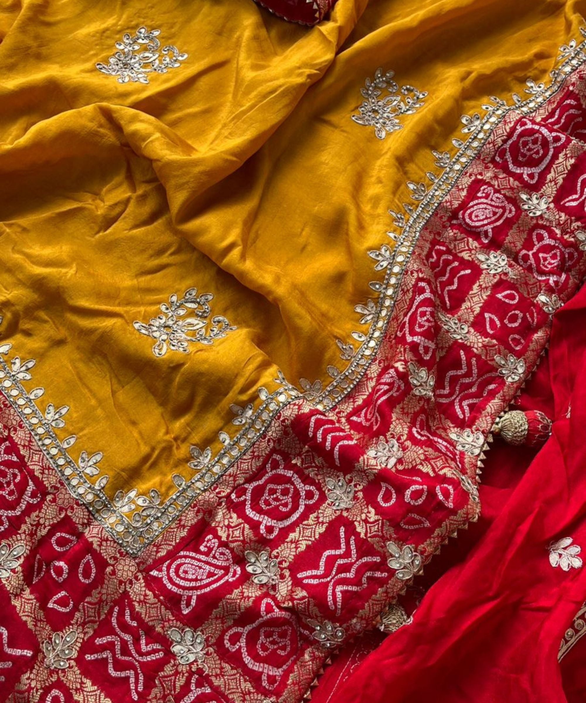 Pure Silk Gharchola Handwork Saree