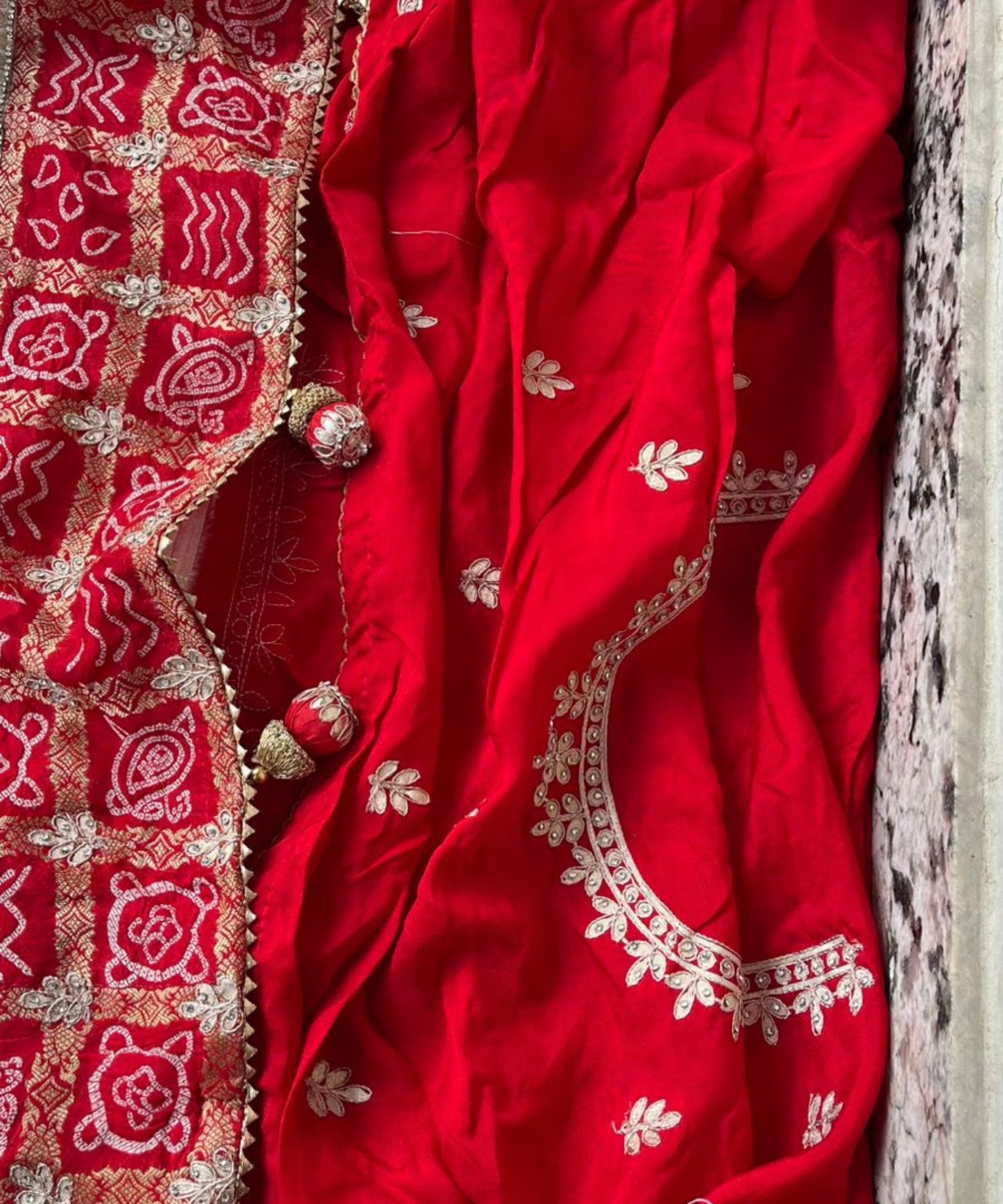 Pure Silk Gharchola Handwork Saree