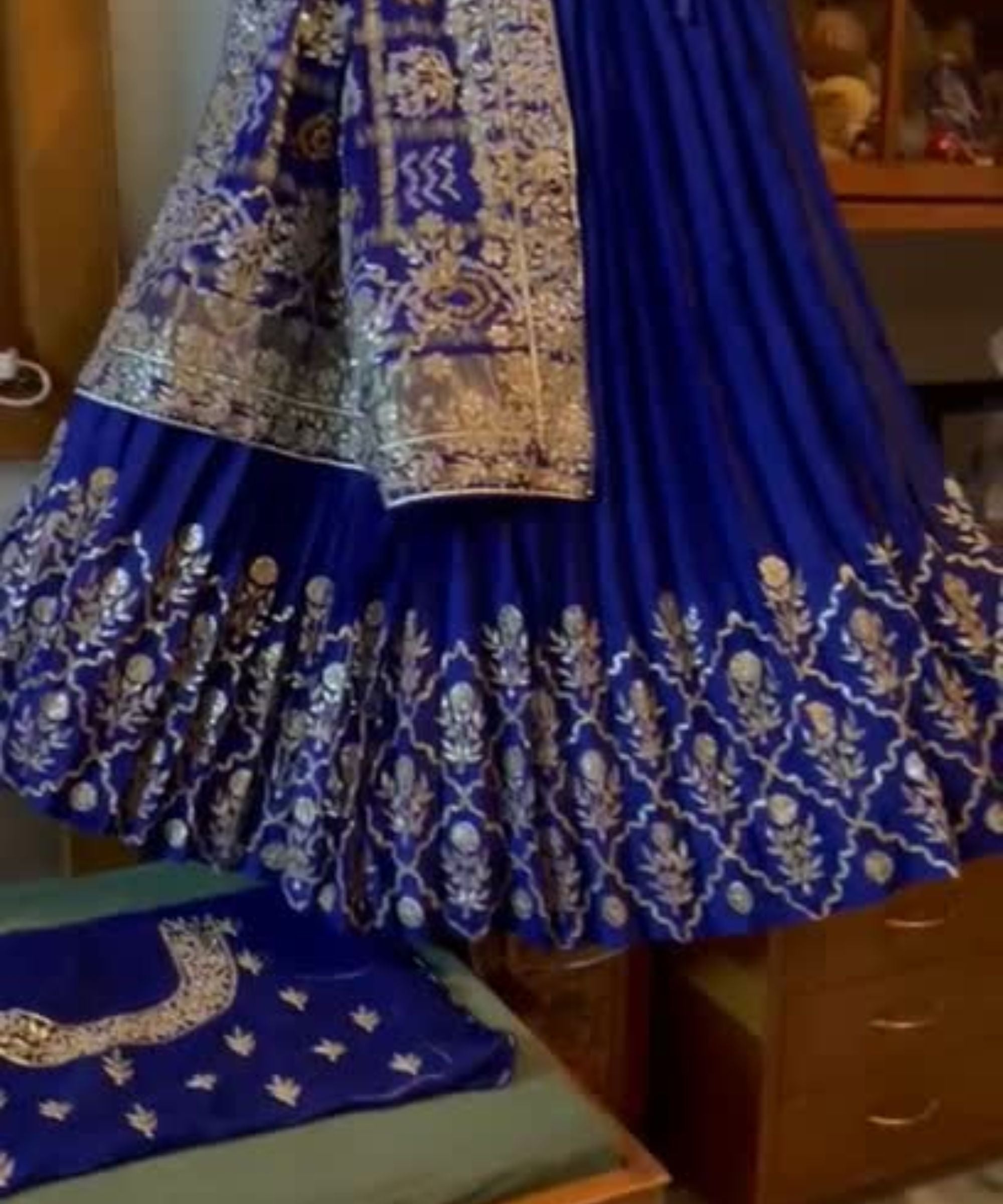 Ghatchola Bandhej Silk Lehenga Set