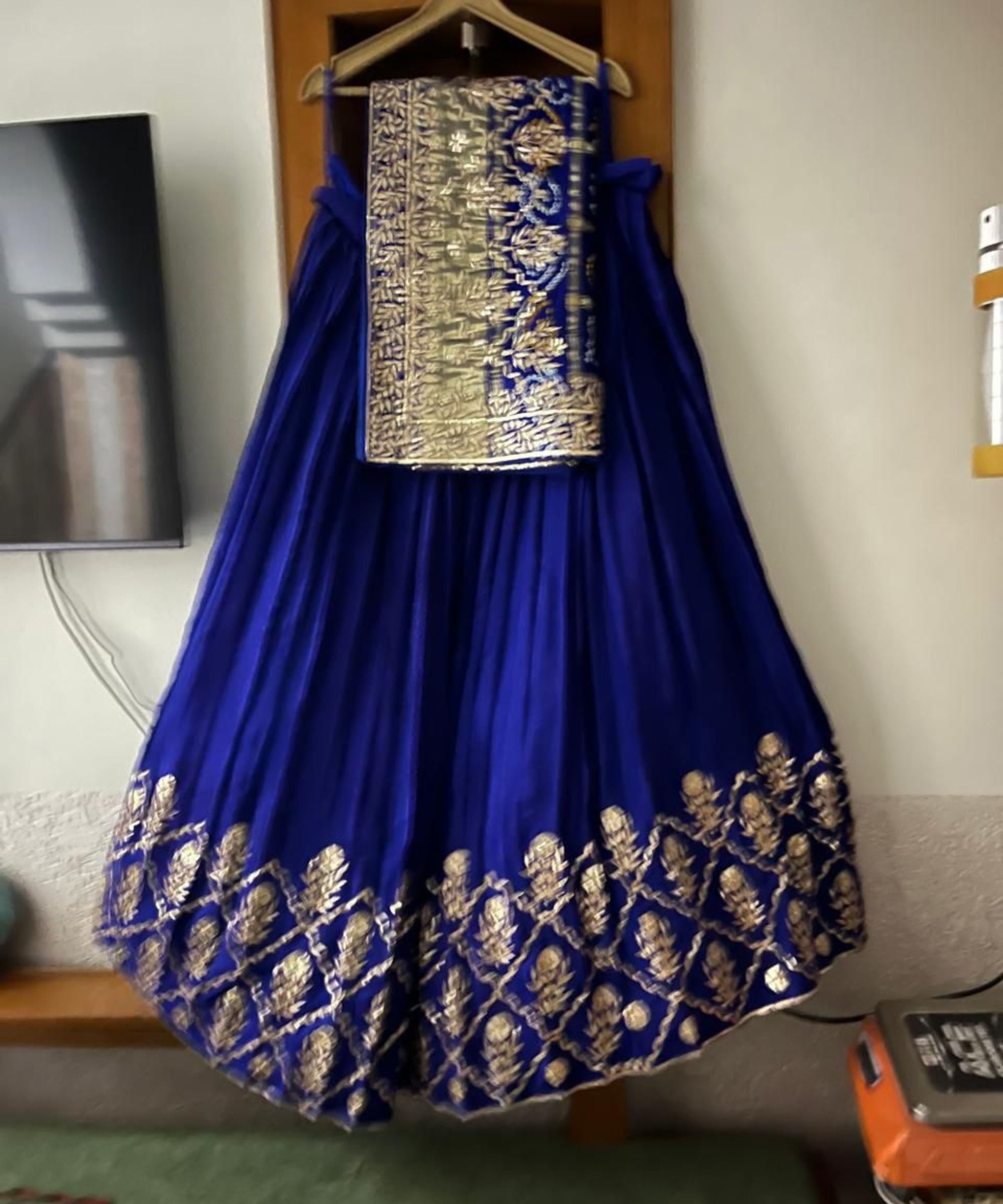 Ghatchola Bandhej Silk Lehenga Set
