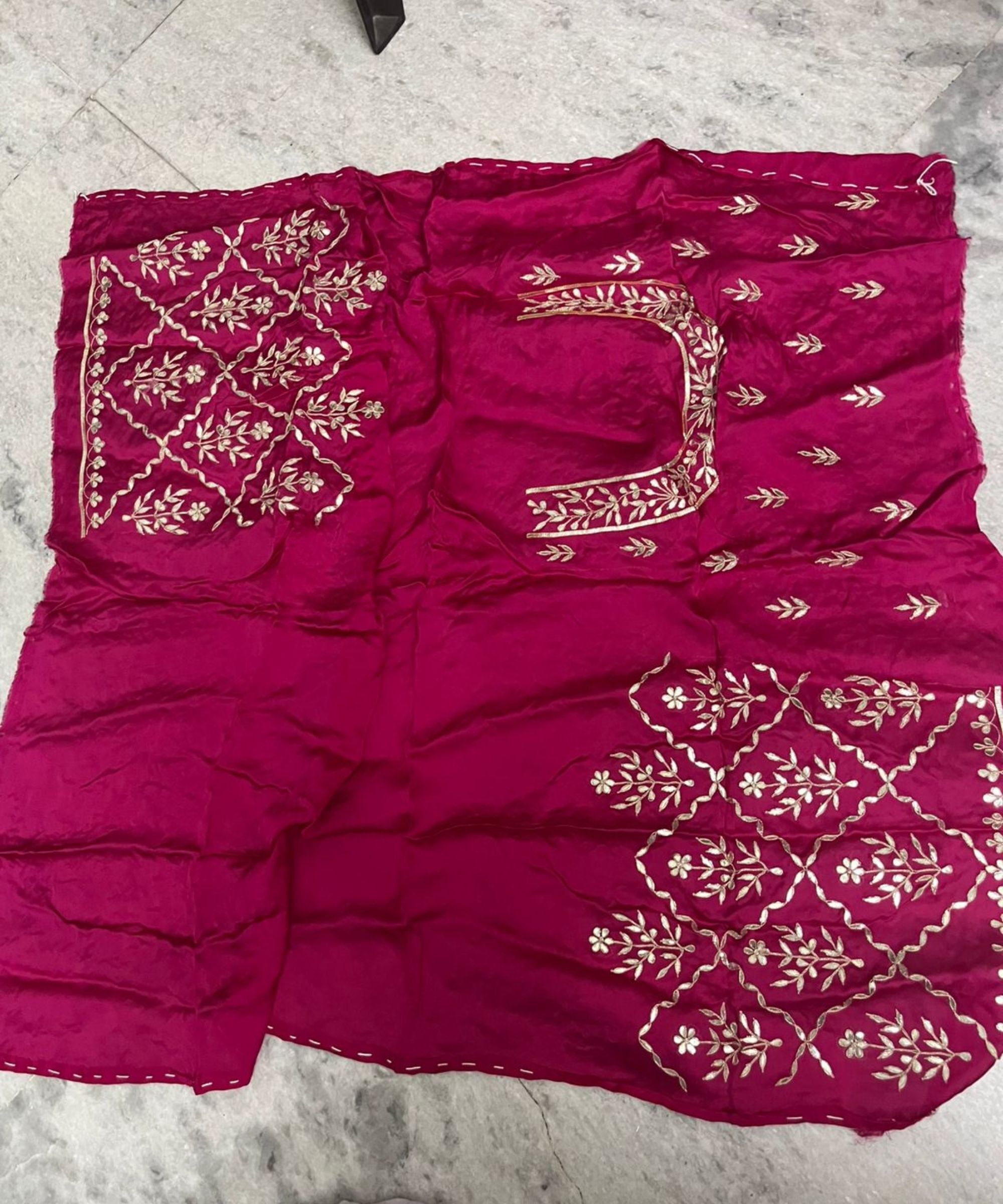 Ghatchola Bandhej Silk Lehenga Set