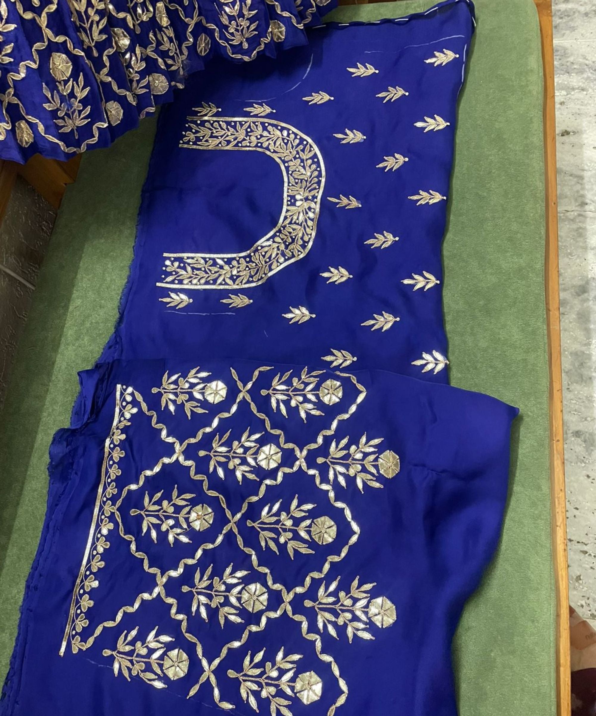 Ghatchola Bandhej Silk Lehenga Set