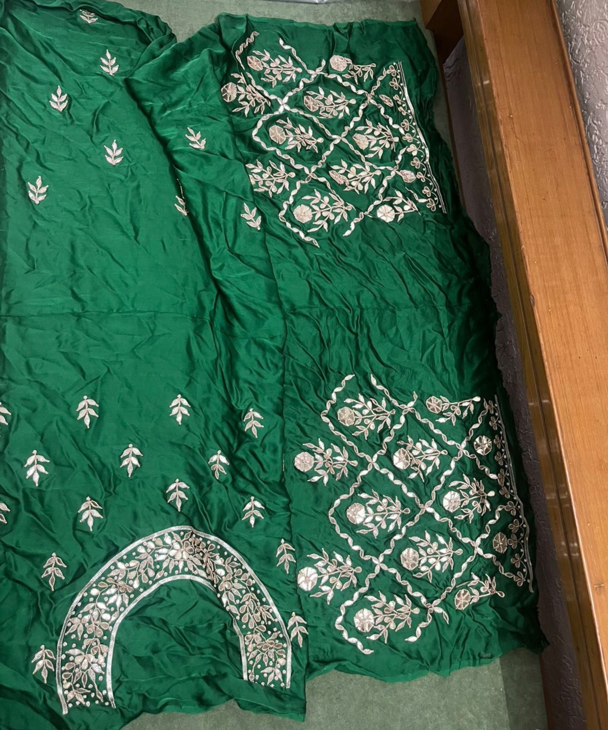 Ghatchola Bandhej Silk Lehenga Set