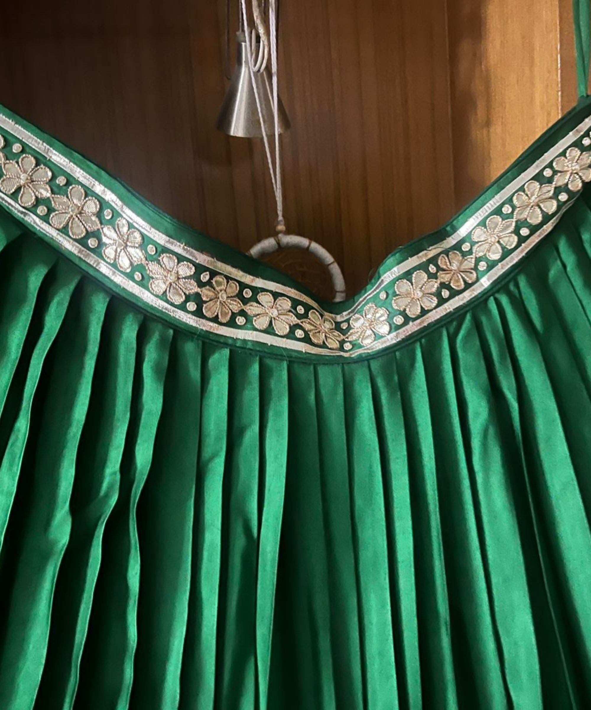 Ghatchola Bandhej Silk Lehenga Set