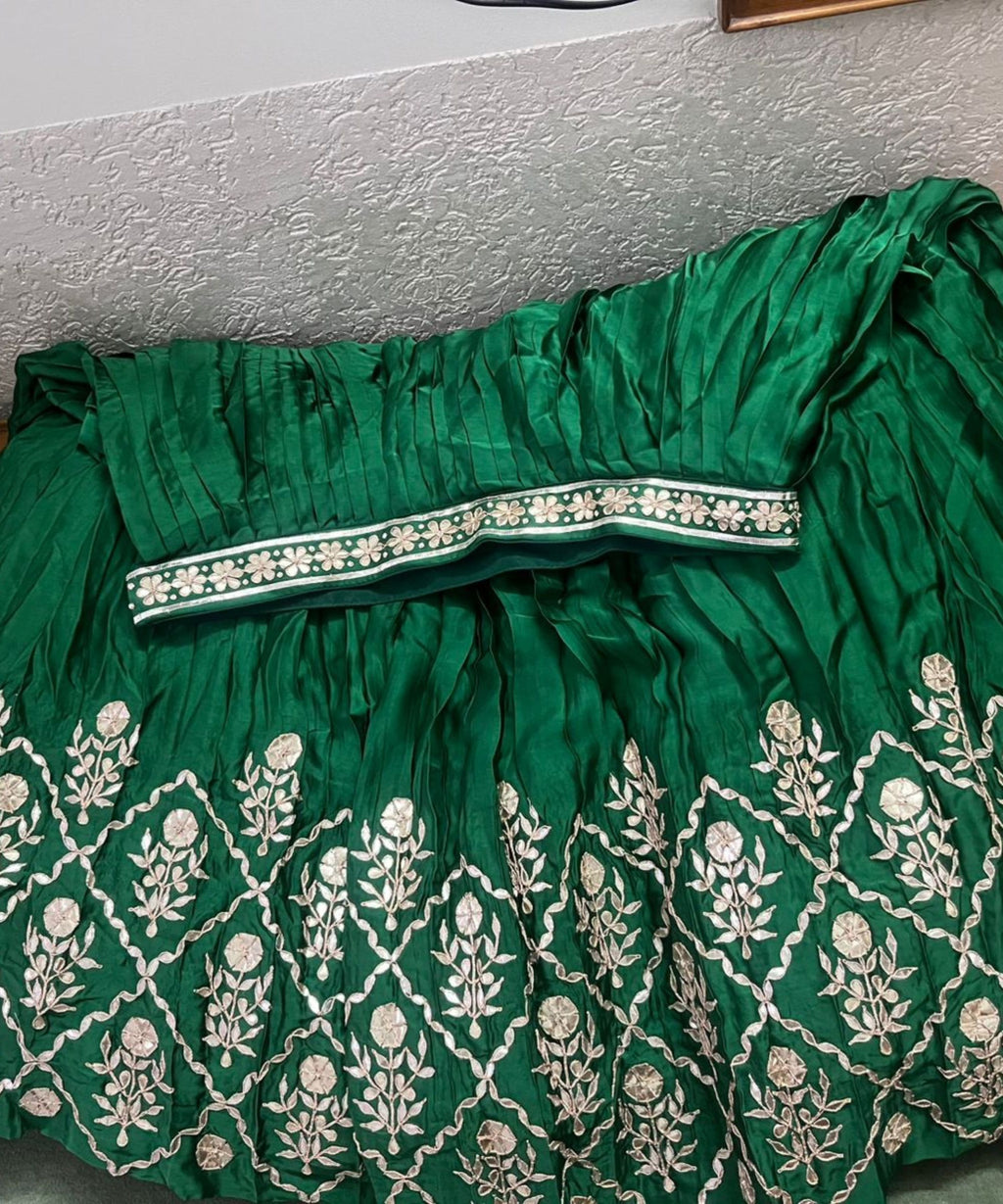 Ghatchola Bandhej Silk Lehenga Set