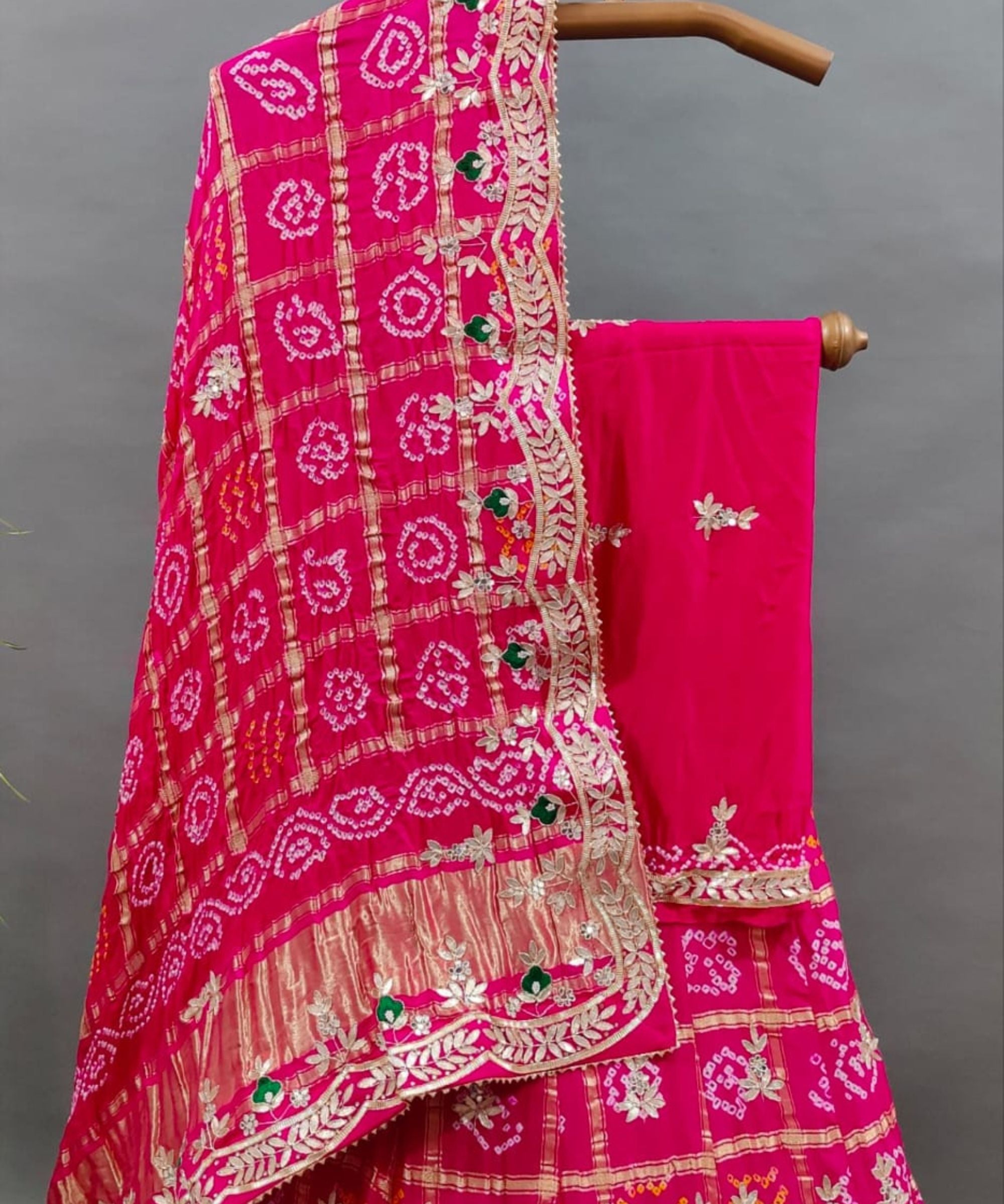 Gharchola Pure Gajji Silk Lehenga