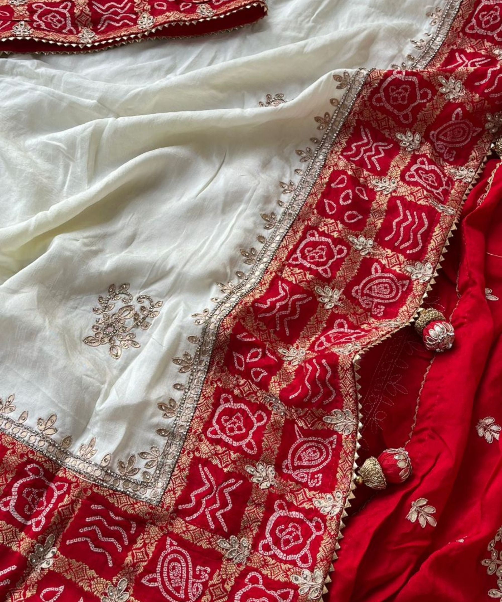 Pure Silk Gharchola Handwork Saree