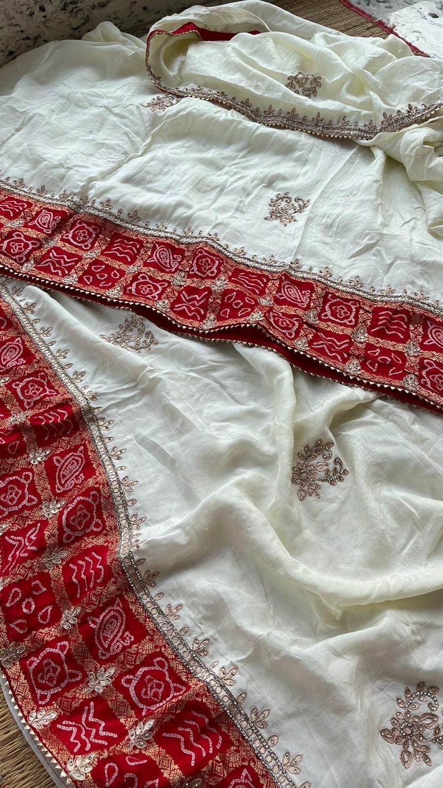 Designer saree, bridal saree, pure khaddi georgette, Banarasi weave, Indian Saree, wedding saree, festive saree, traditional saree