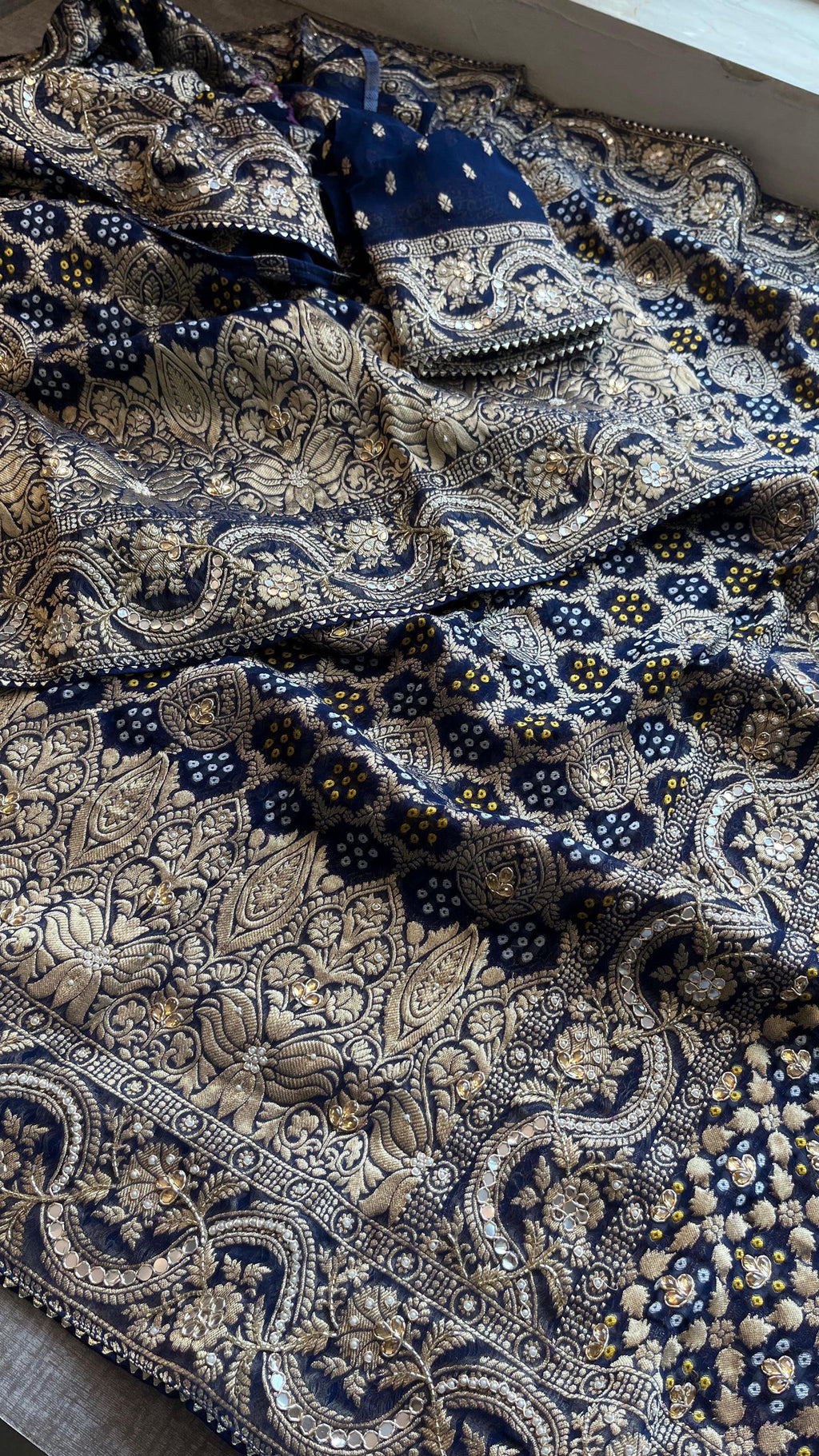 Designer saree, bridal saree, pure khaddi georgette, Banarasi weave, Indian Saree, wedding saree, festive saree, traditional saree