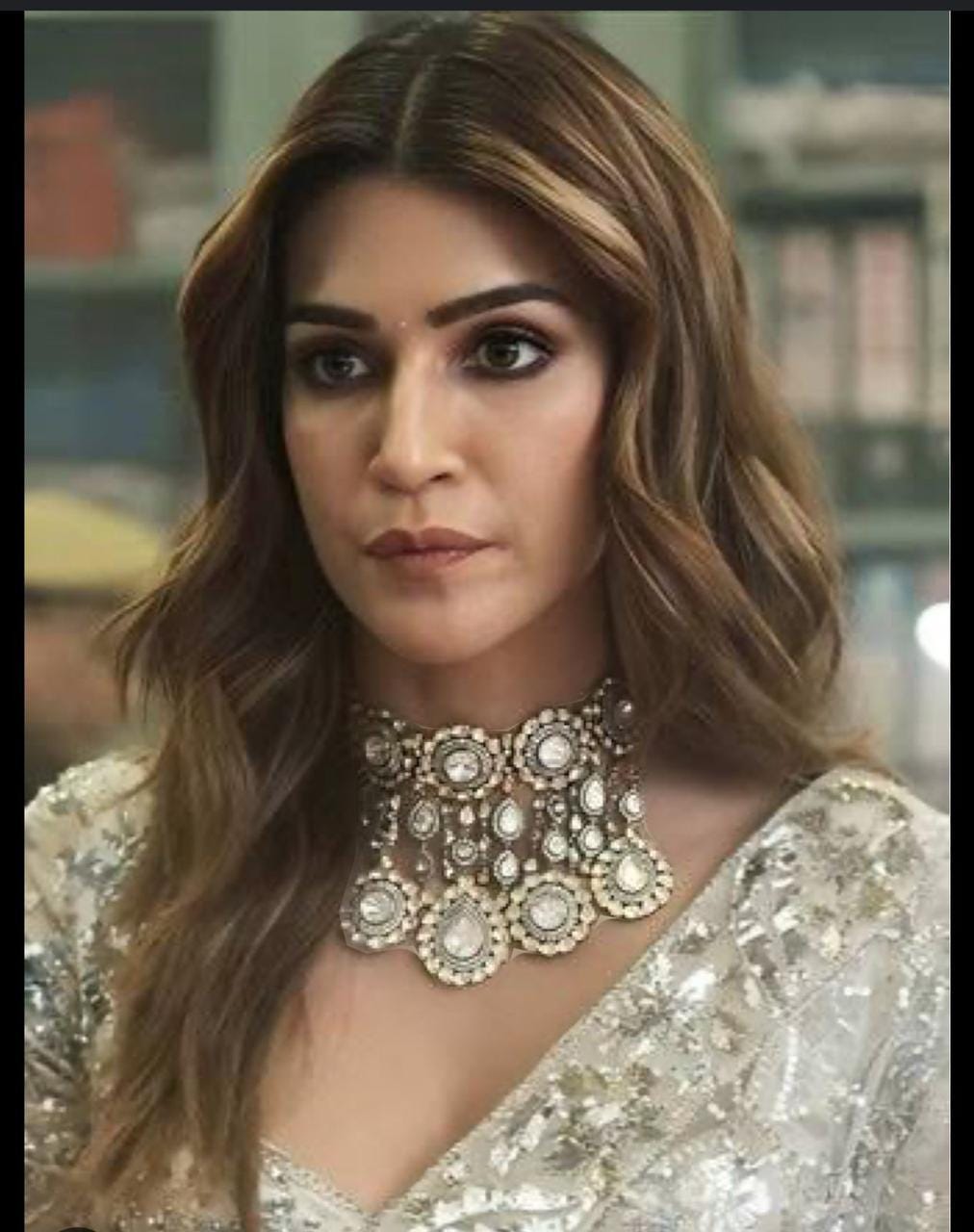 Celebrity inspired Victorian polki necklace set / Victorian jewelry/ Katrina necklace