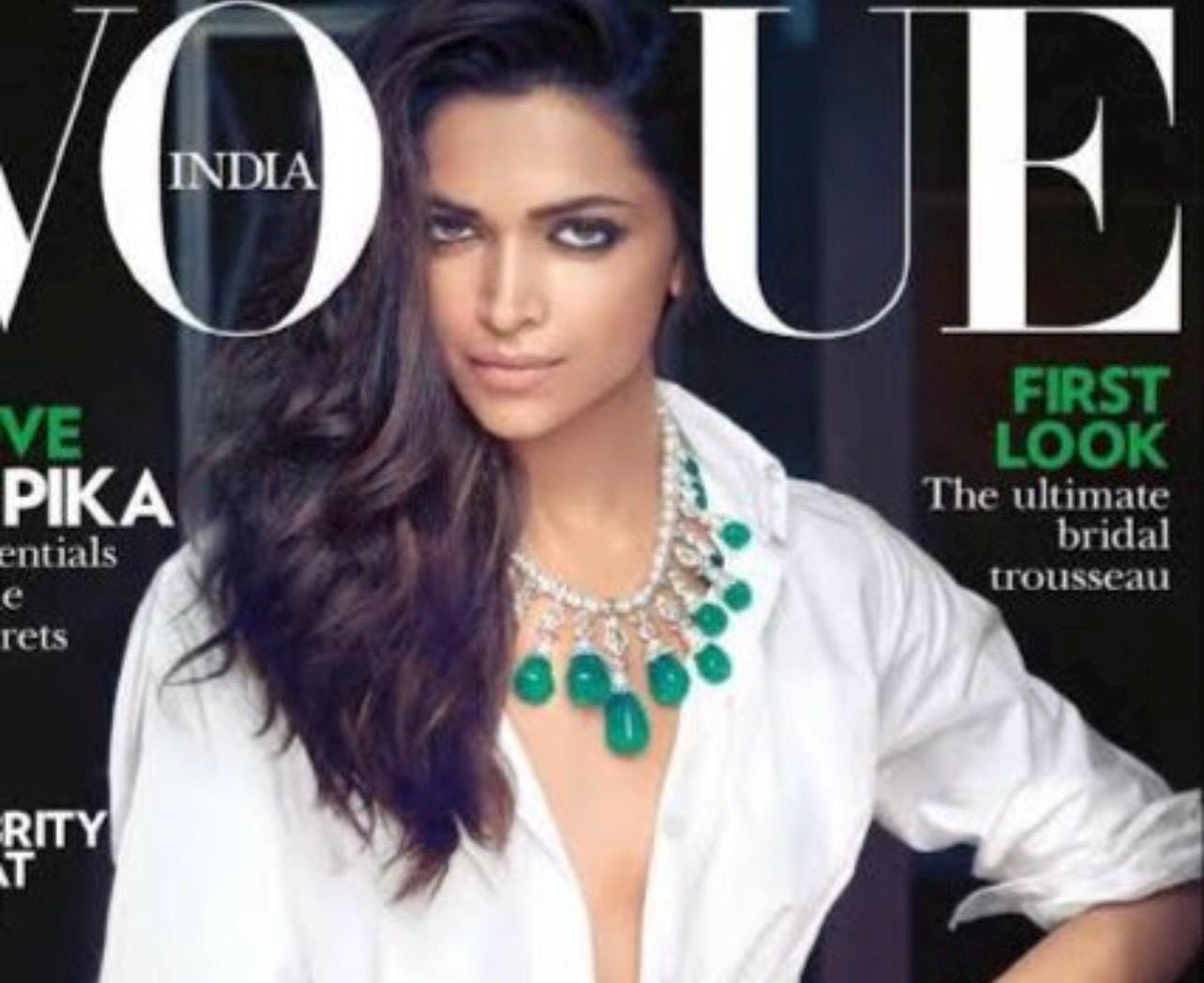 Deepika Padukone inspired highest quality pearls Emerald Green doublet premium AAA CZ stones Necklace With Statement Earrings,Celebrity set
