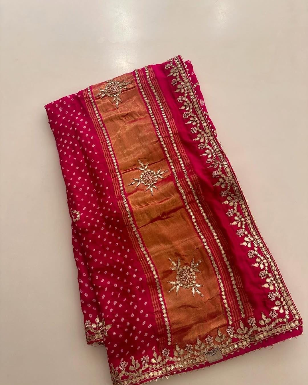Designer dupatta, bridal dupatta, 100% pure original Gajji Silk, Indian wedding, Punjabi wedding, festive, traditional, Punjabi Dupatta