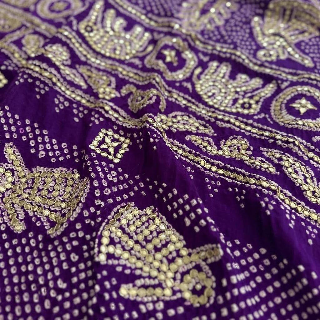 Designer dupatta, bridal dupatta, 100% pure original Gajji Silk, Indian wedding, Punjabi wedding, festive, traditional, Punjabi Dupatta
