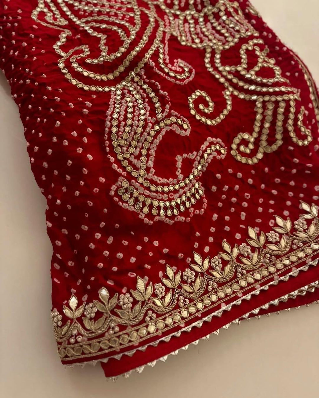 Designer dupatta, bridal dupatta, 100% pure original Gajji Silk, Indian wedding, Punjabi wedding, festive, traditional, Punjabi Dupatta