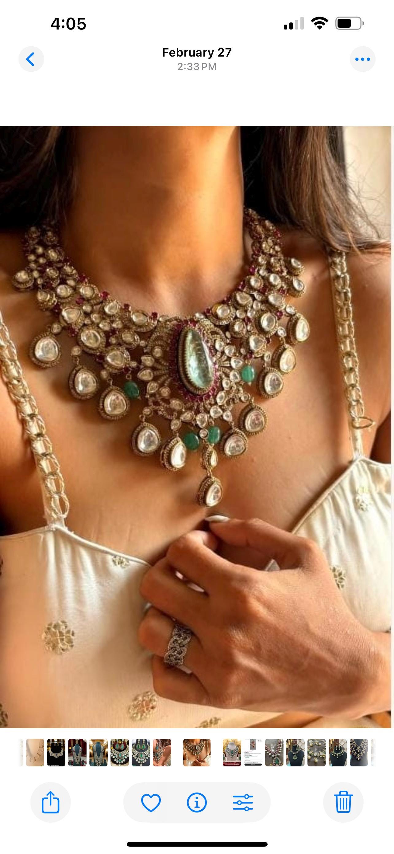Designer Moissanite Polki Doublet Stone set with earrings,statement necklace,fusion necklace,Indian jewelry,bridal jewelry,wedding jewelry