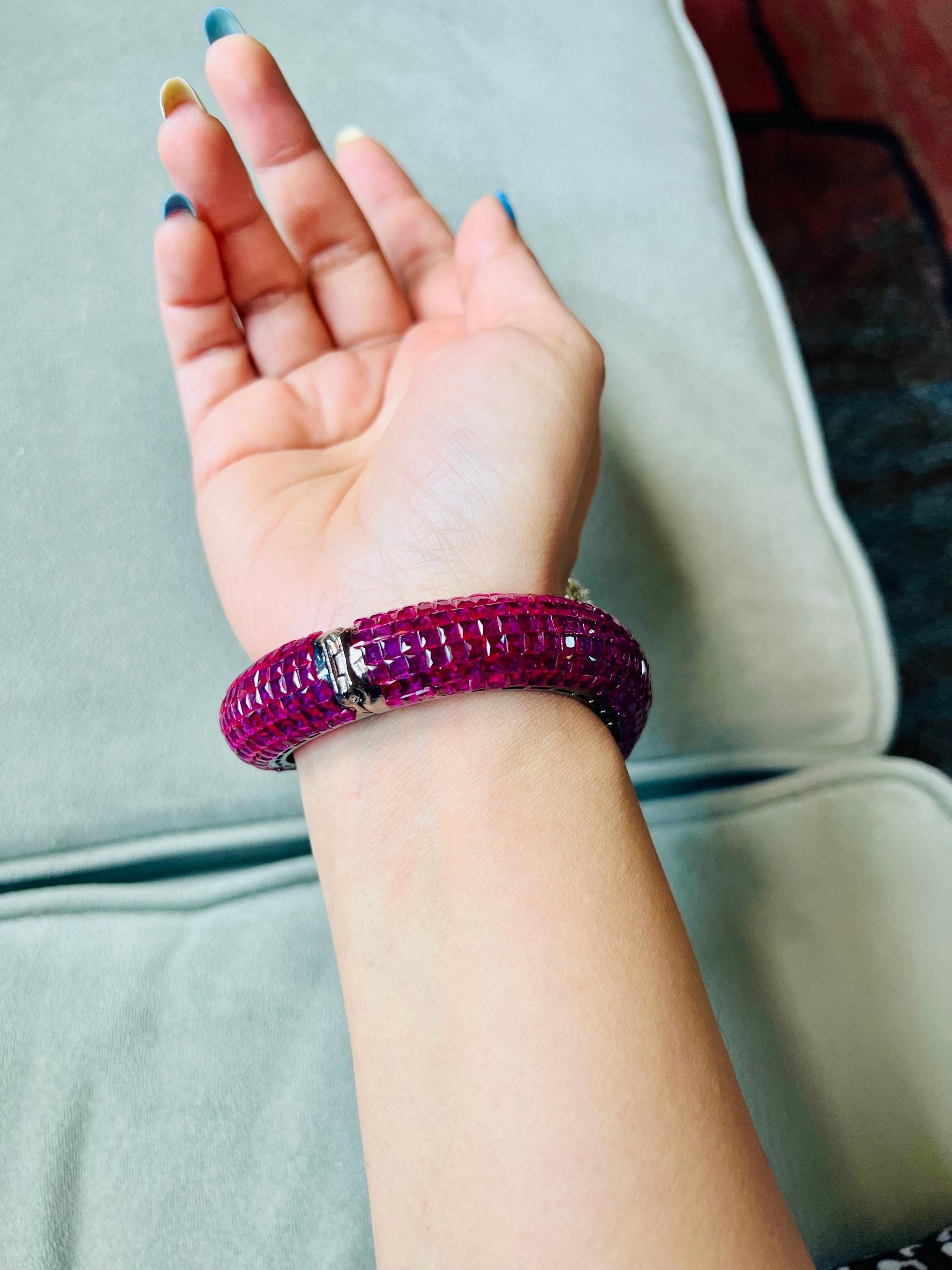 Designer bracelet and cuff/AD Openable bracelet/Indian Wedding jewelry/diamond bridal bangle/Premium quality Statement diamond bracelet cuff