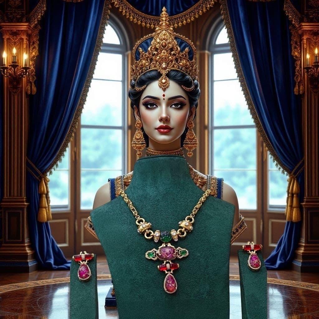 Sabyasachi inspired Moissanite Polki Doublet stone Cross pendant set with earrings,statement fusion Indian Pakistani Bridal Bridesmaid set